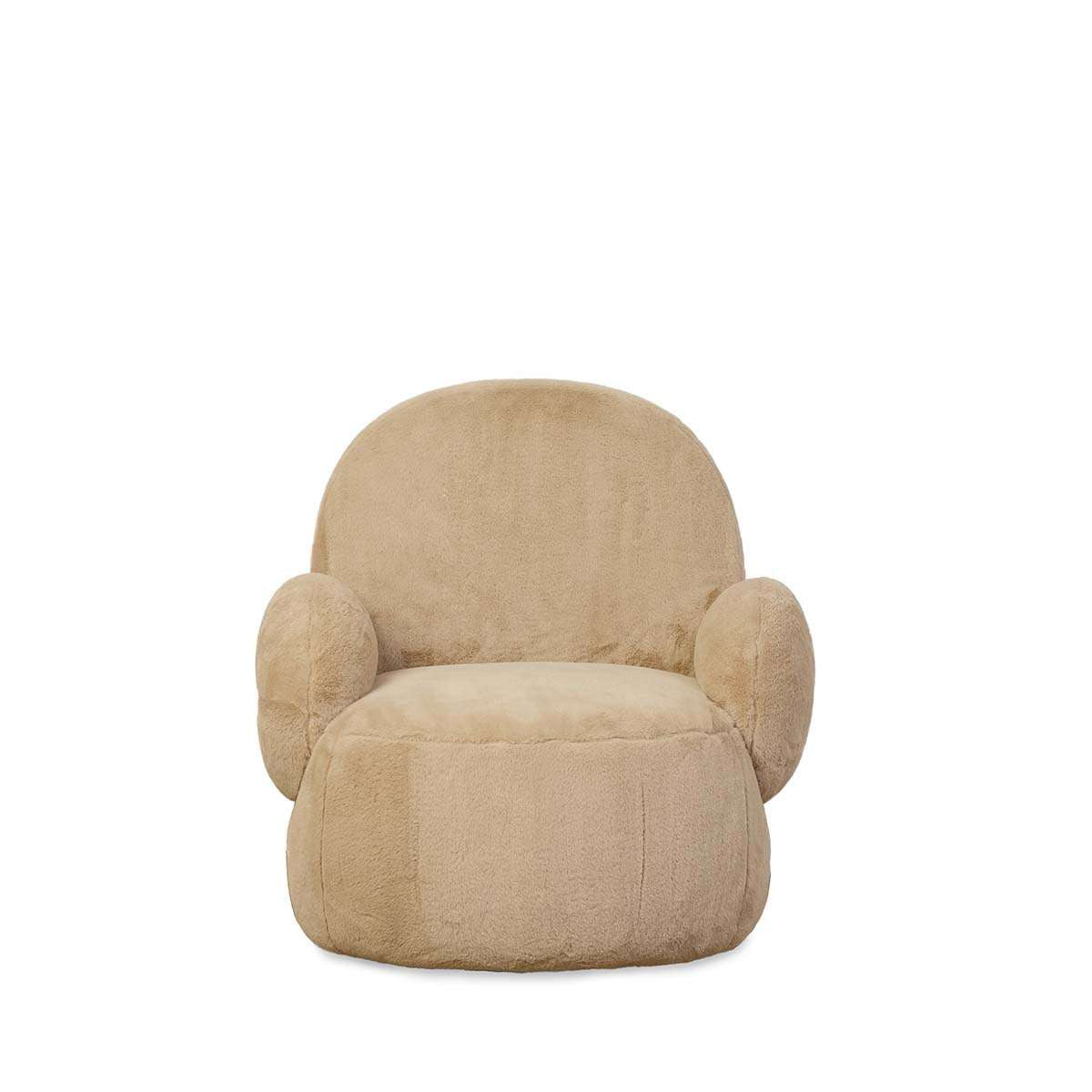 Teddy Bear Swivel Chair - Cream - Mocka New Zealand