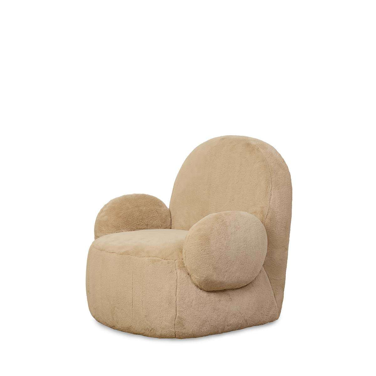 Teddy Bear Swivel Chair - Cream - Mocka New Zealand