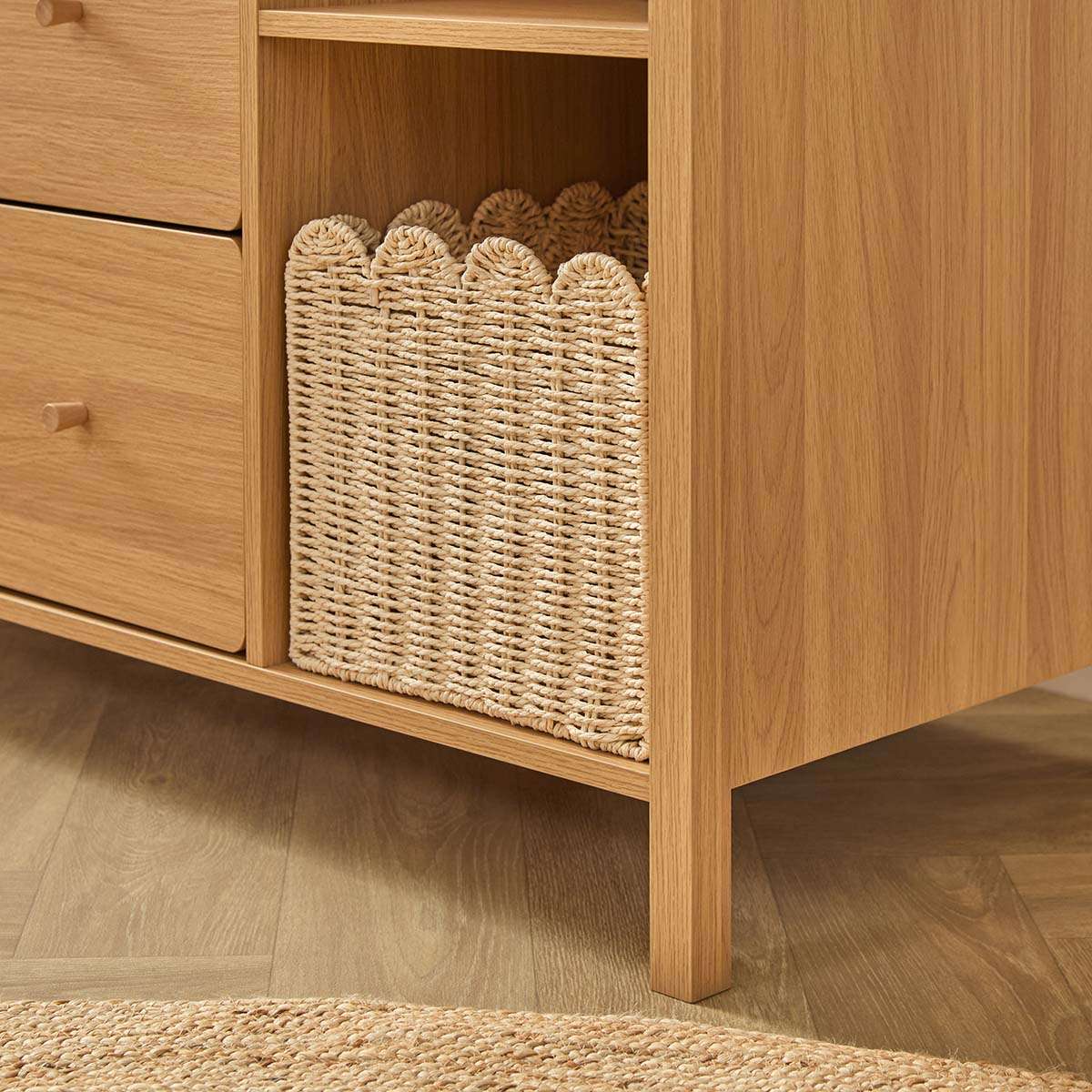 Ollie Change Table With Removable Top - Natural - Mocka New Zealand