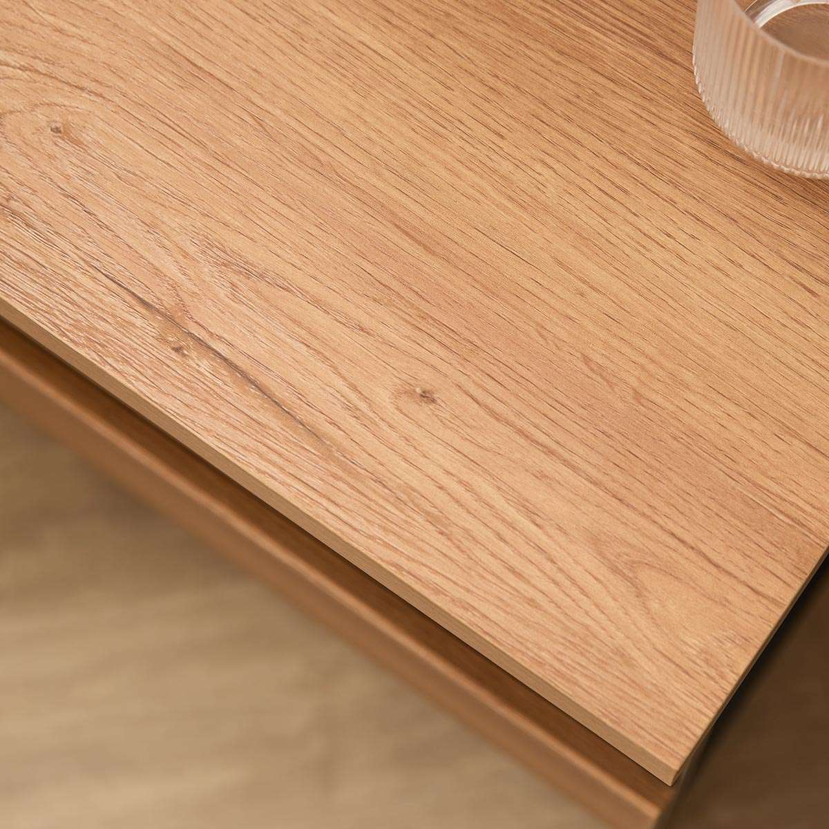 Carter Bedside Table - Natural/Black - Mocka New Zealand