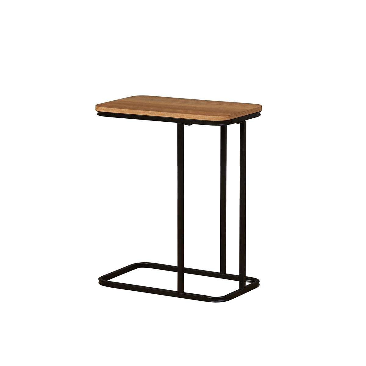 Carter Side Table - Natural/Black