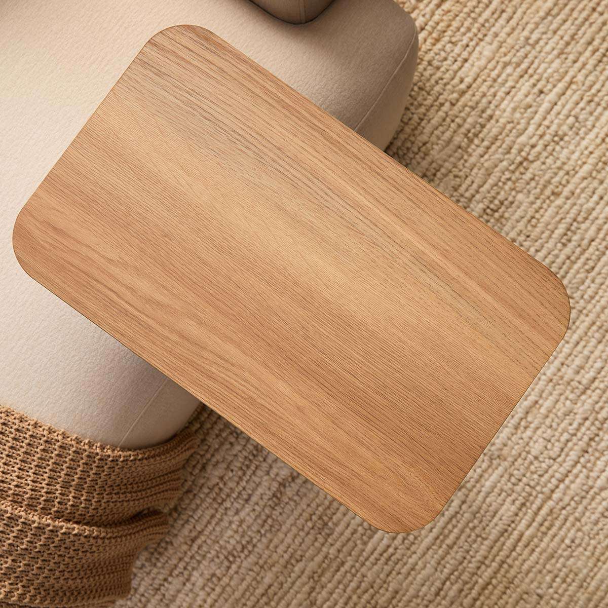 Carter Side Table - Natural/Black