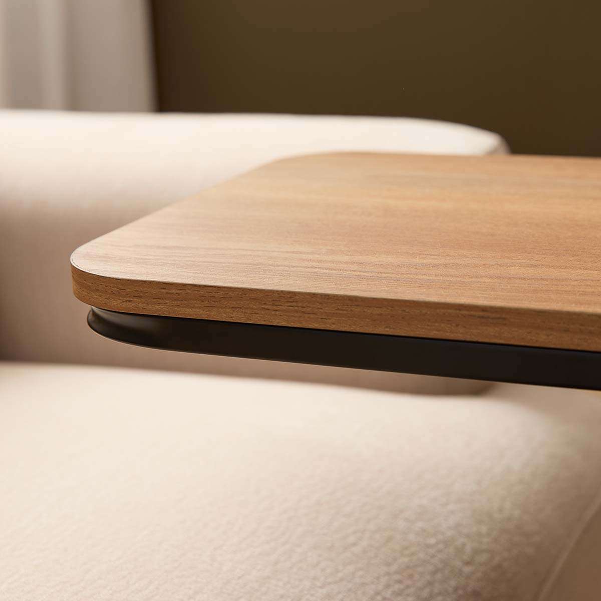 Carter Side Table - Natural/Black