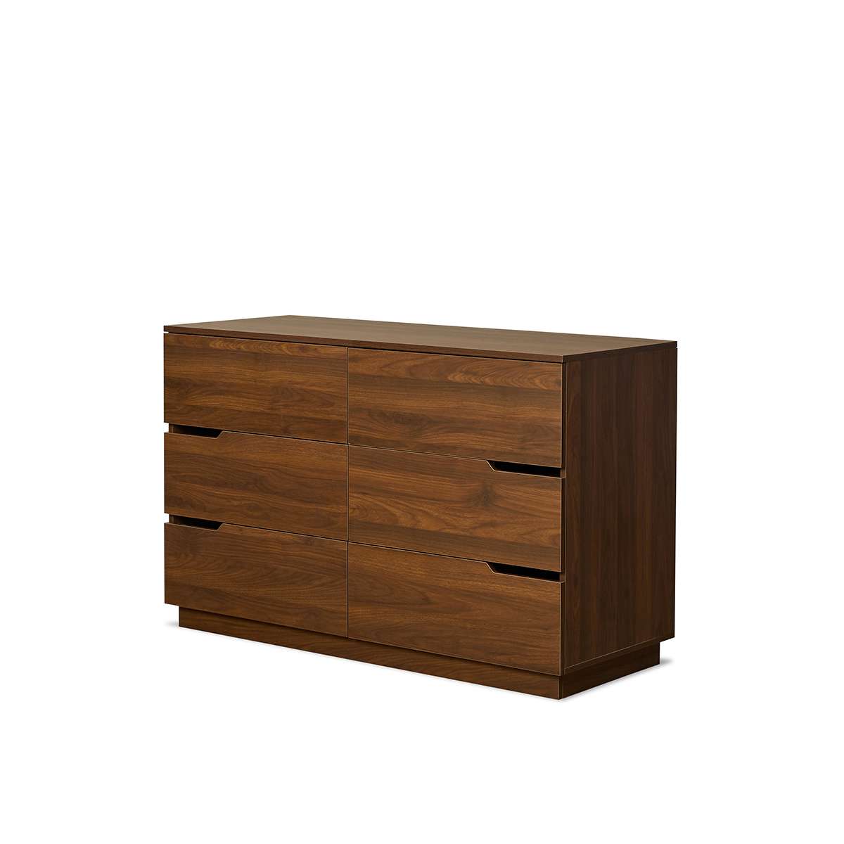 Zack Six Drawer - Walnut - Mocka New Zealand