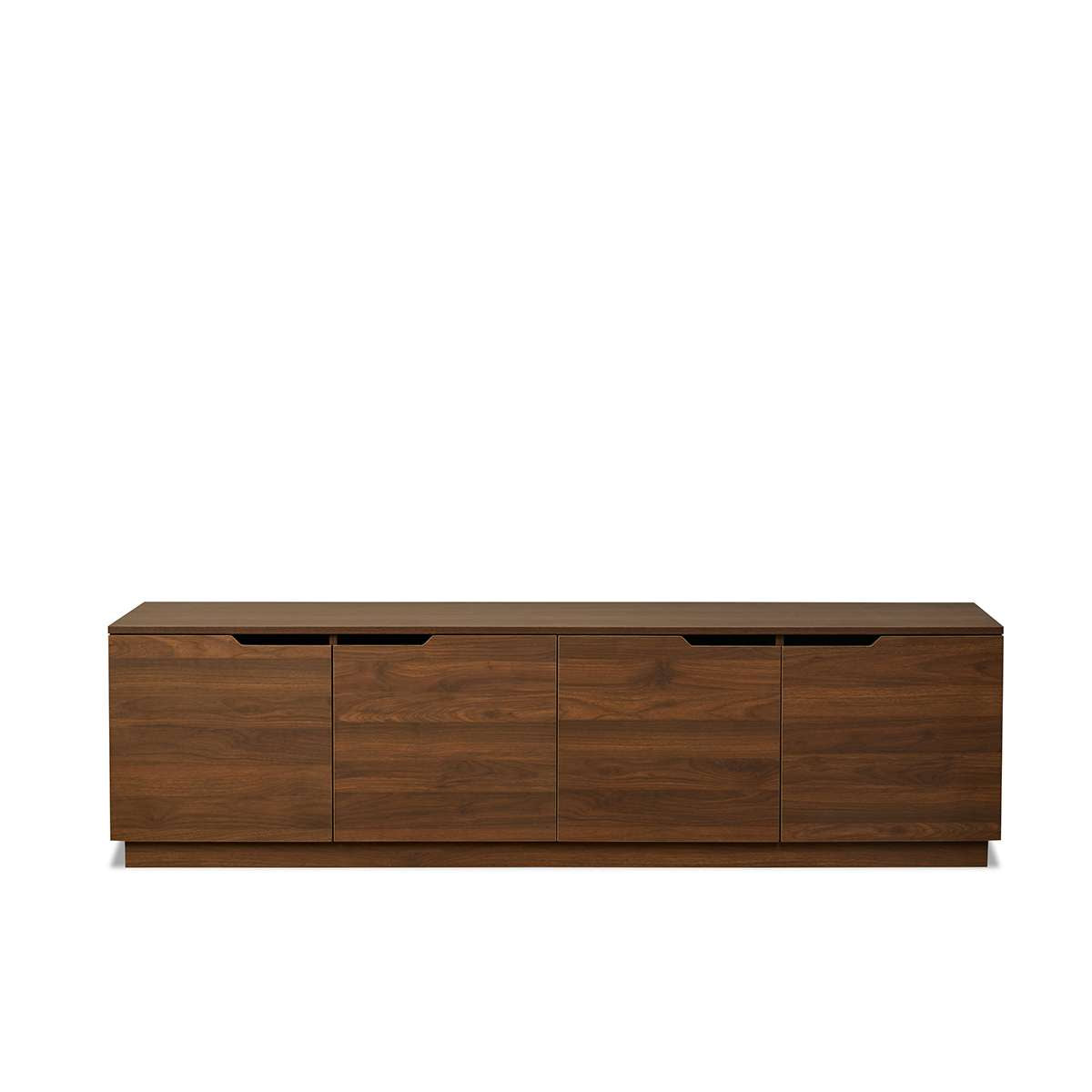 Zack Entertainment Unit - Walnut - Mocka New Zealand