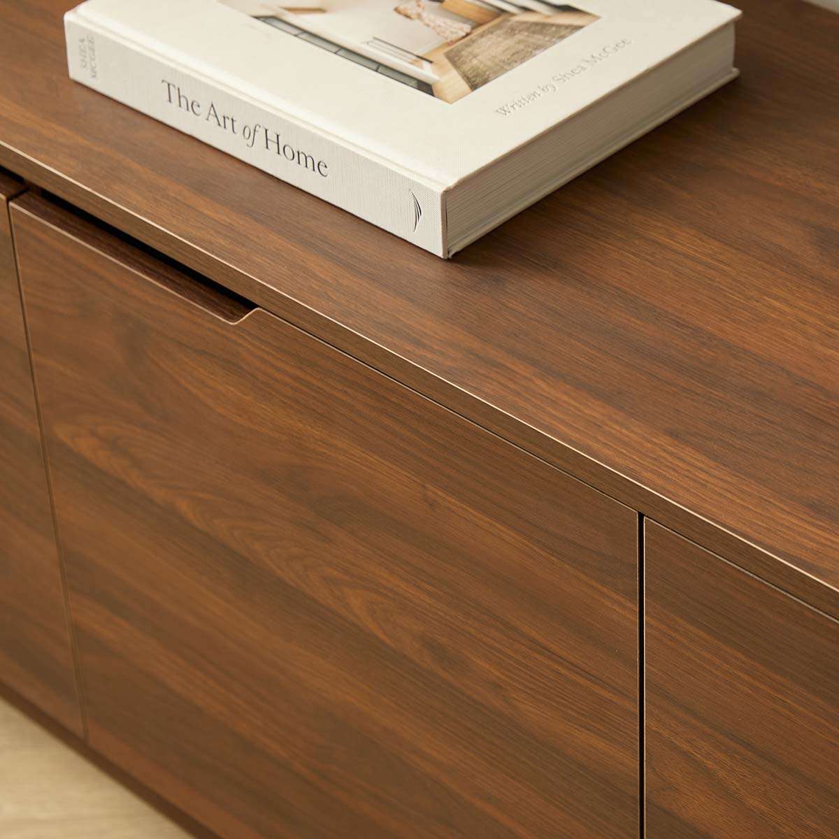 Zack Entertainment Unit - Walnut - Mocka New Zealand
