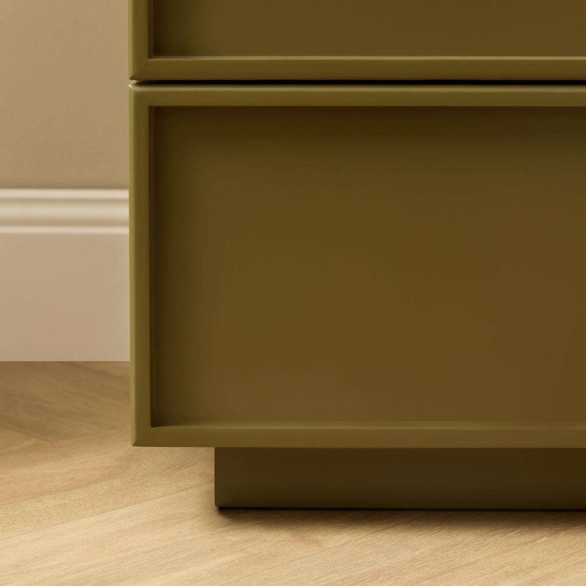 Osaka Bedside Table - Olive - Mocka New Zealand