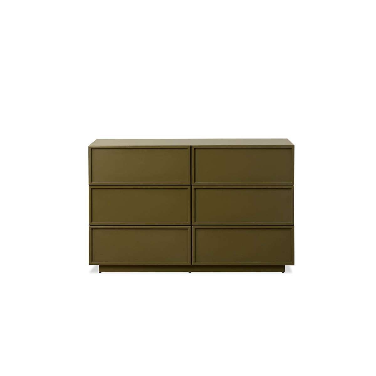 Osaka Six Drawer - Olive - Mocka New Zealand
