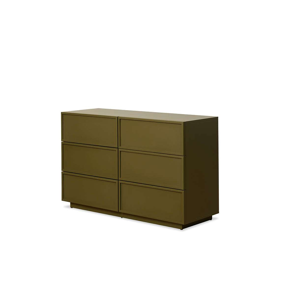 Osaka Six Drawer - Olive - Mocka New Zealand