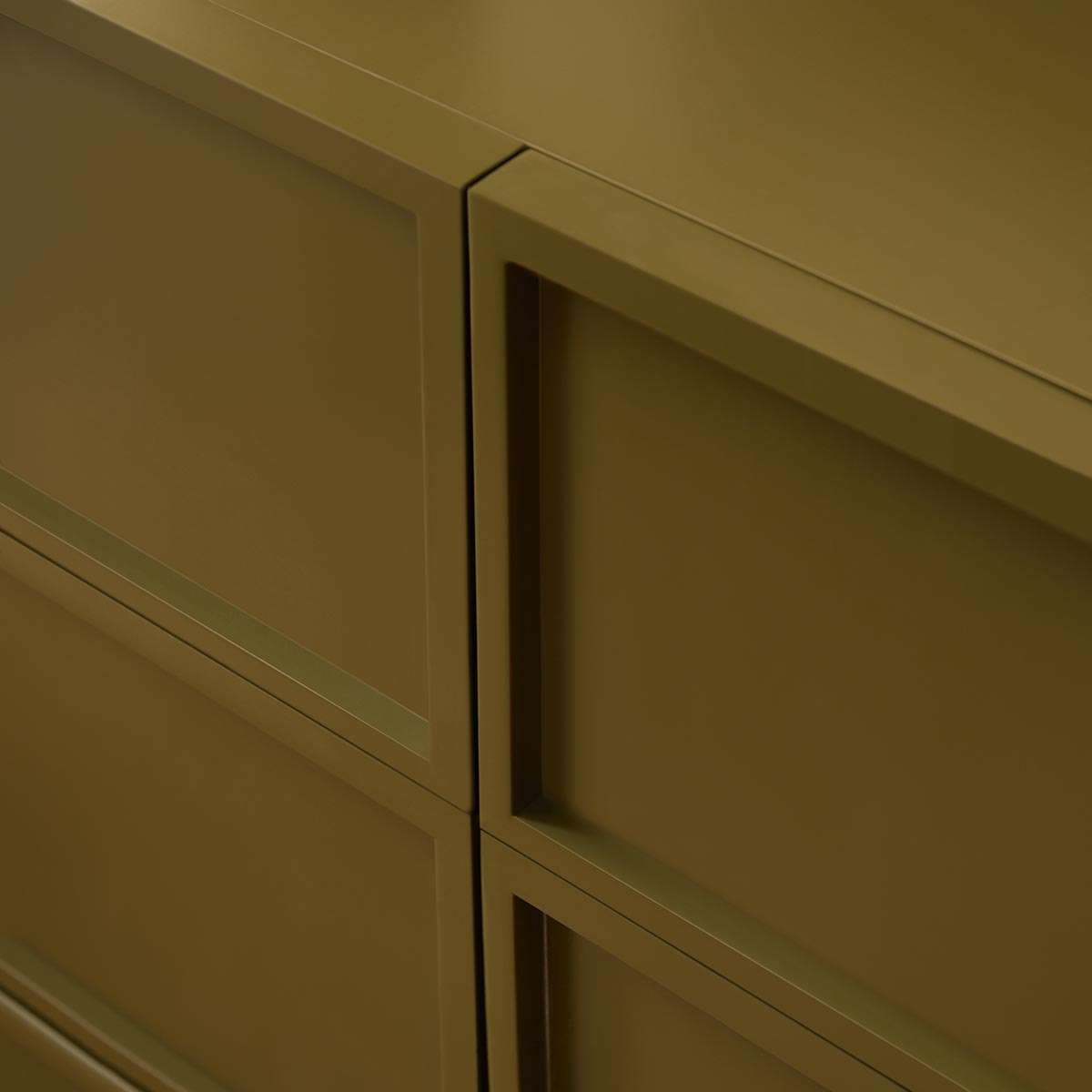 Osaka Six Drawer - Olive - Mocka New Zealand