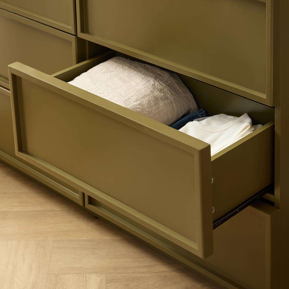Osaka Six Drawer - Olive - Mocka New Zealand