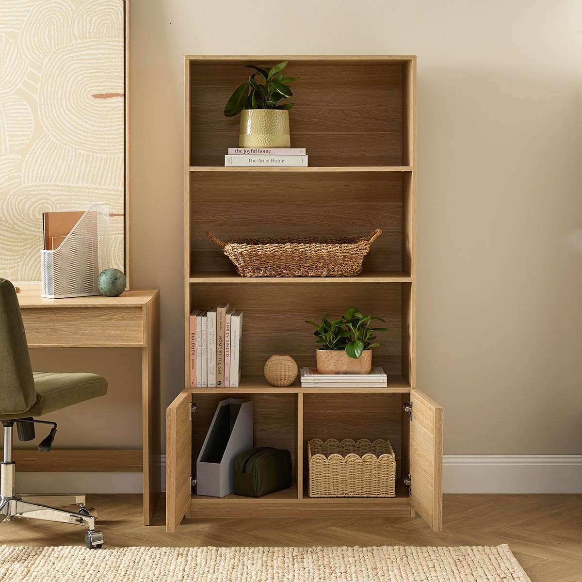 Osaka Bookcase - Natural - Mocka New Zealand