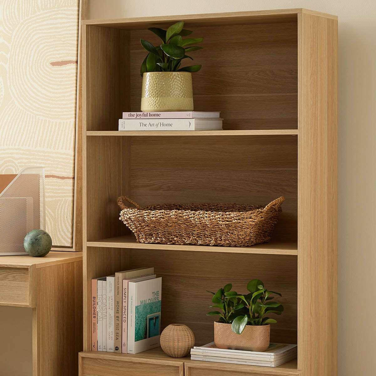 Osaka Bookcase - Natural - Mocka New Zealand