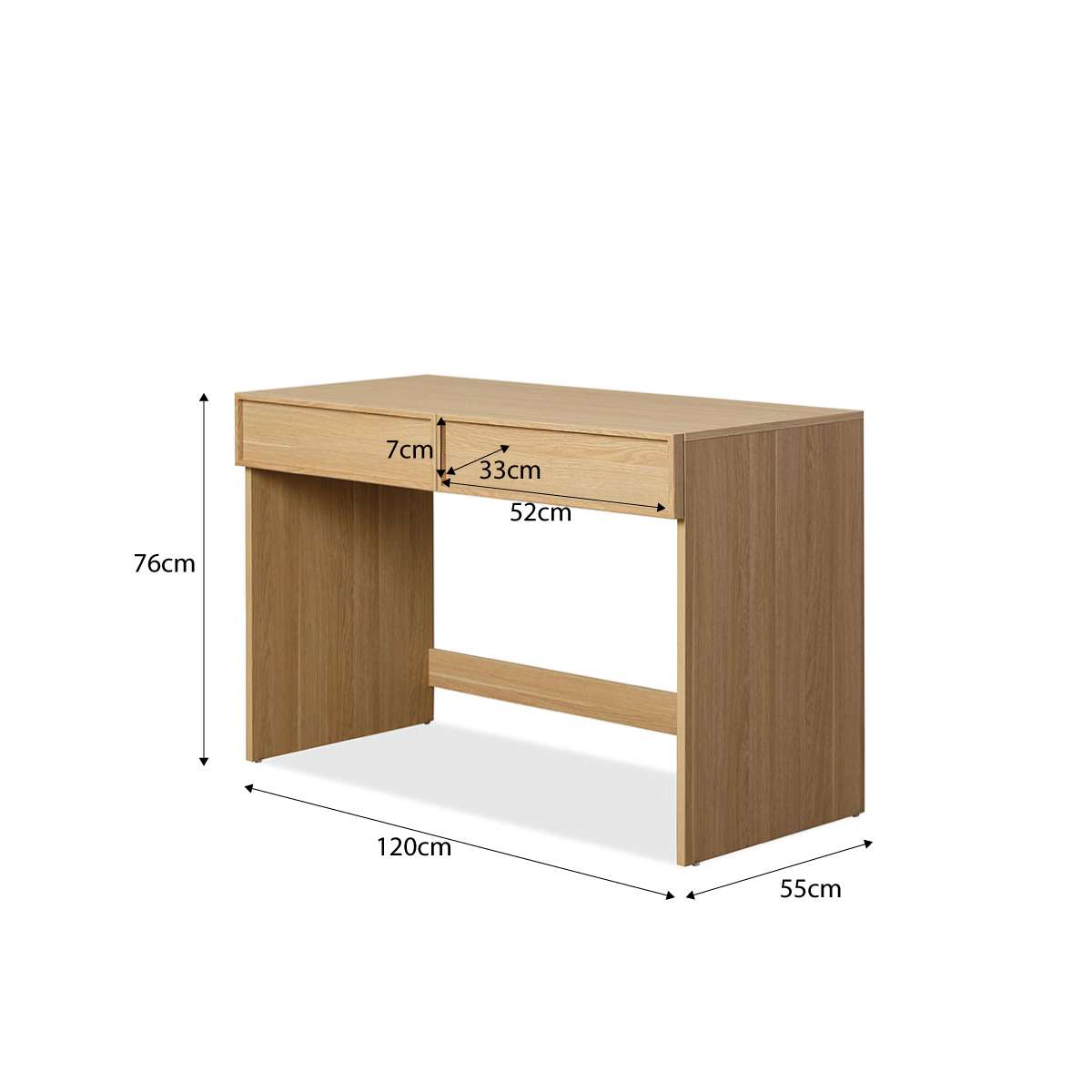 Osaka Desk - Natural - Mocka New Zealand