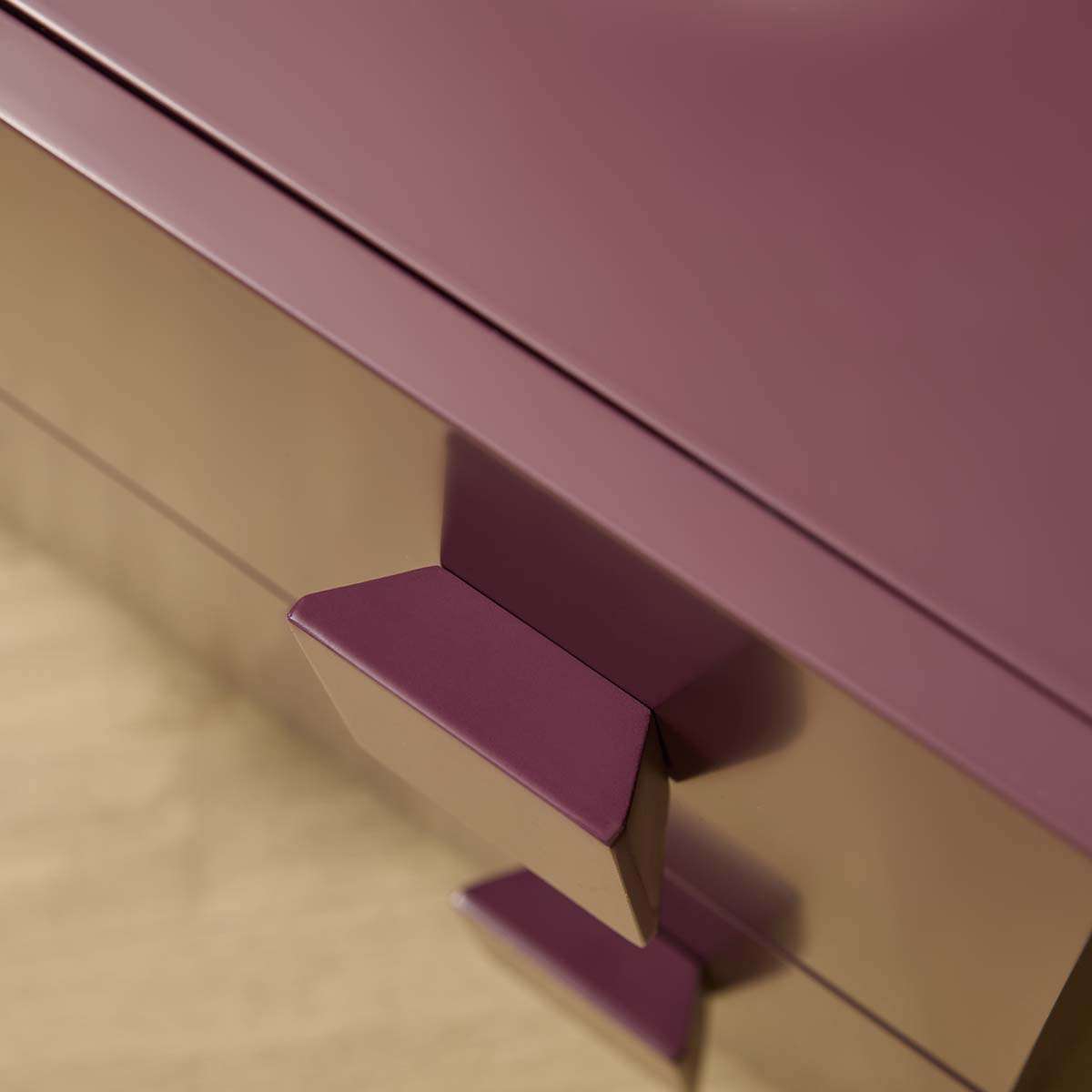 Kei Bedside Table - Plum - Mocka New Zealand