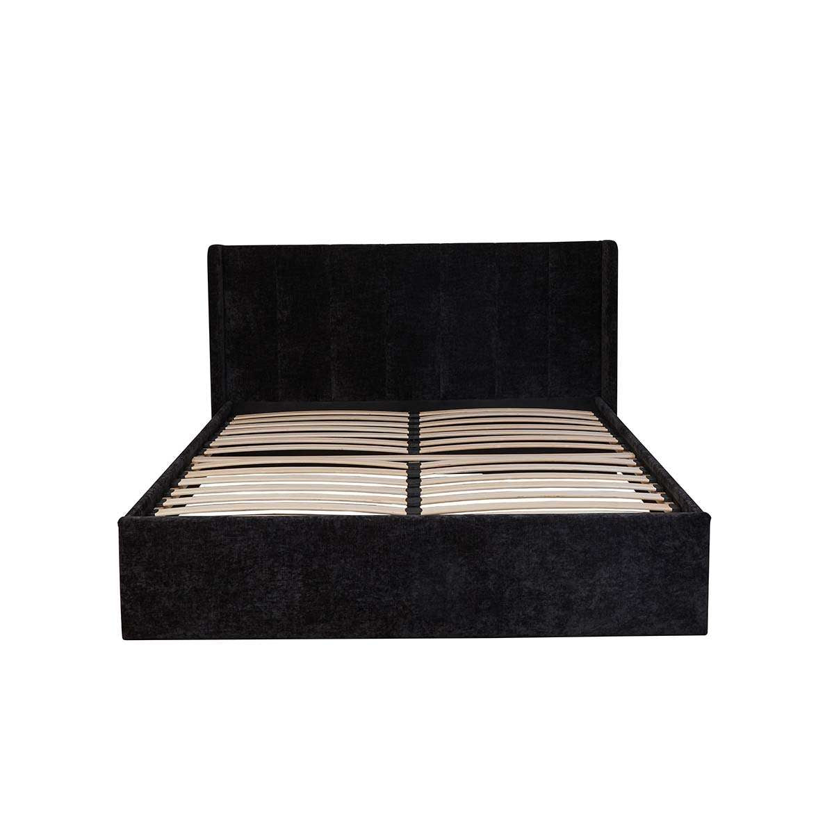 Quinn Queen Bed - Black - Mocka New Zealand