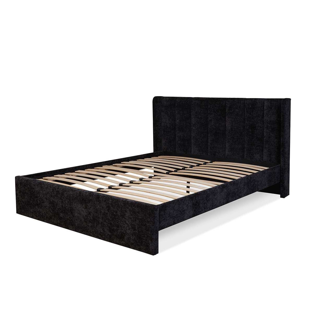 Quinn Queen Bed - Black - Mocka New Zealand