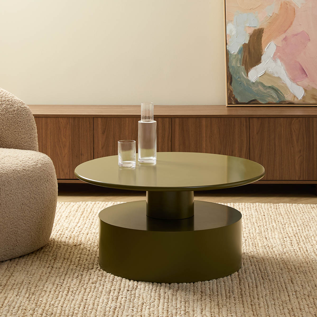 Zayne Coffee Table - Olive - Mocka New Zealand