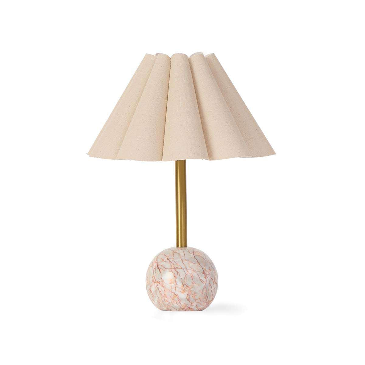 Sienna Solid Marble Base Table Lamp