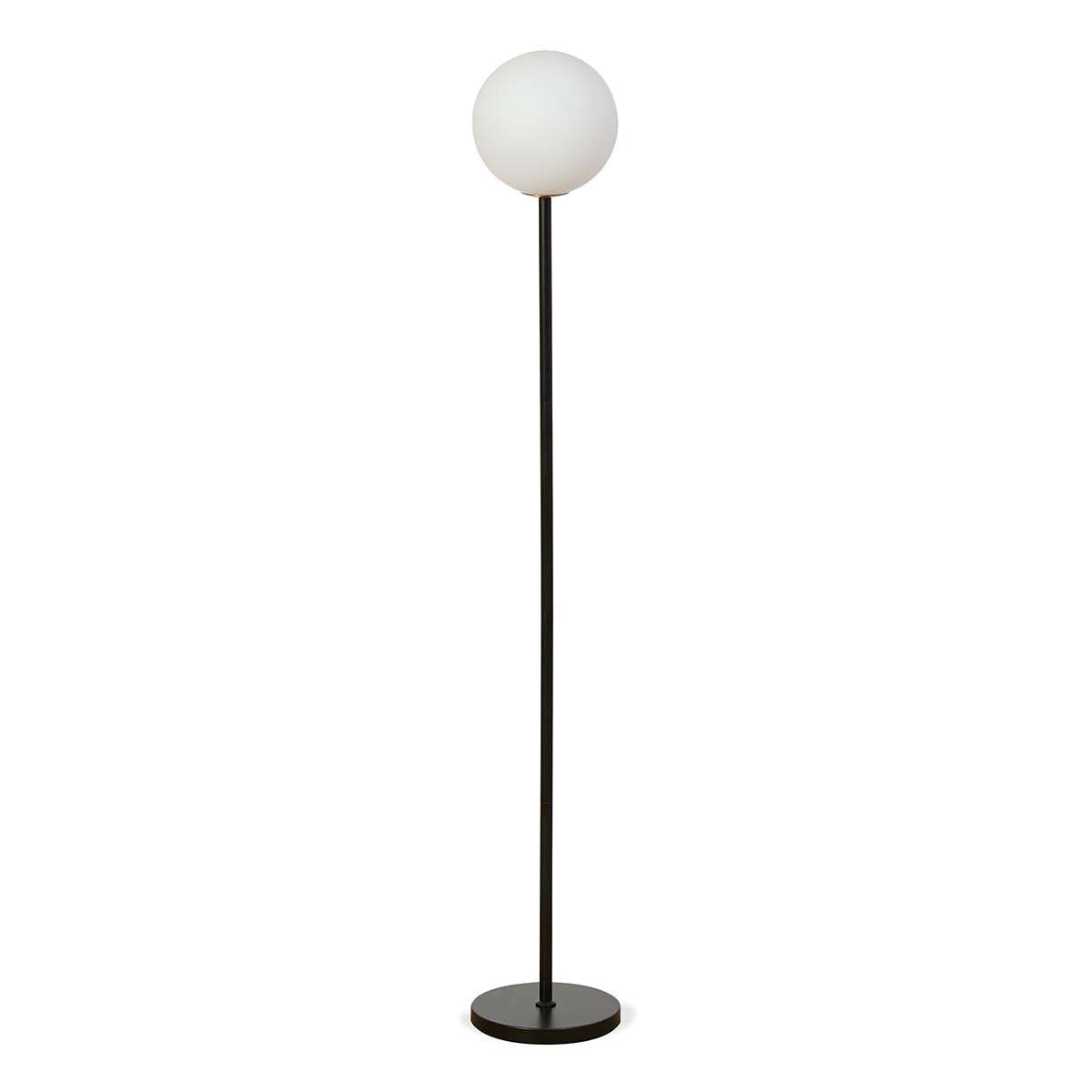 White Sphere Floor Lamp
