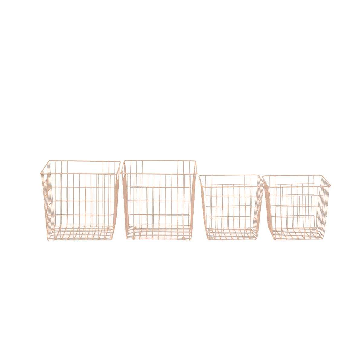 Mocka Original Baskets - Set of 4 - Pink - Mocka New Zealand