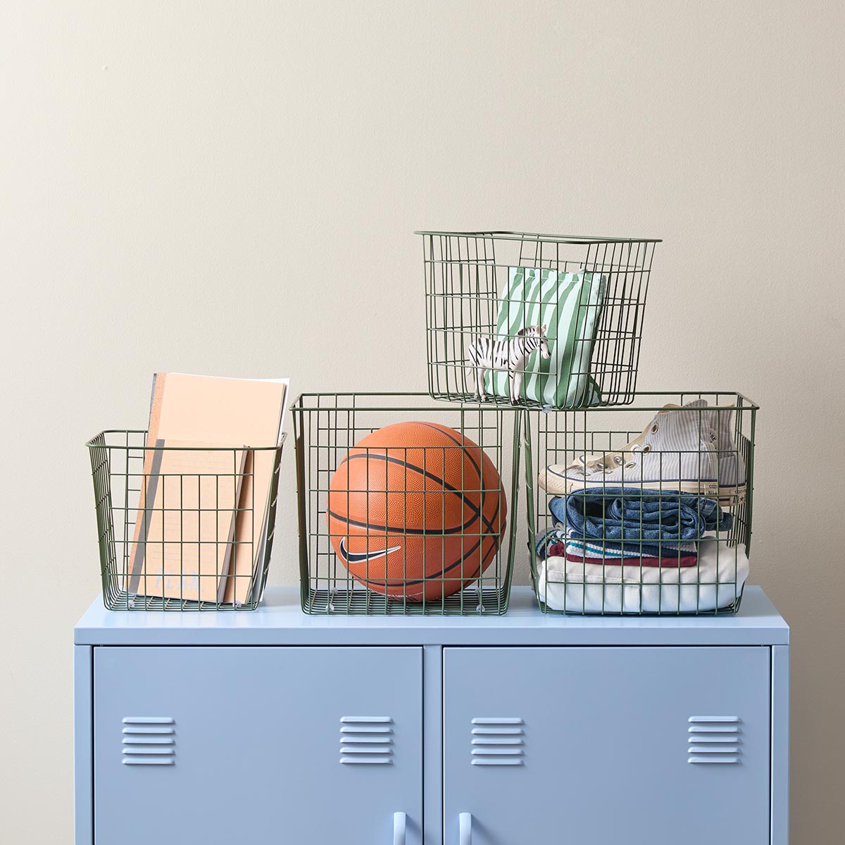 Mocka Original Baskets - Set of 4 - Khaki - Mocka New Zealand