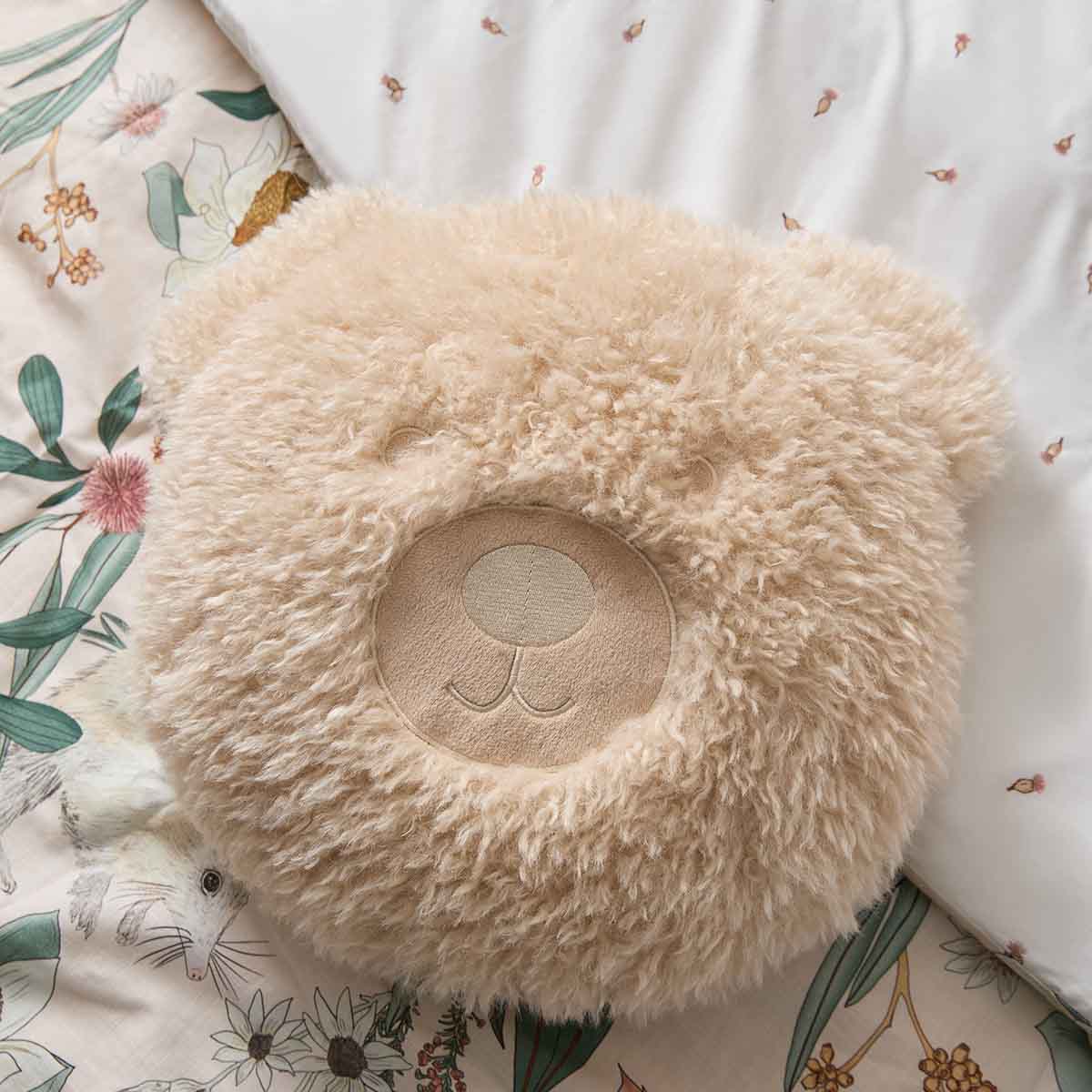 Bodhi Bear Cushion - Mocka New Zealand
