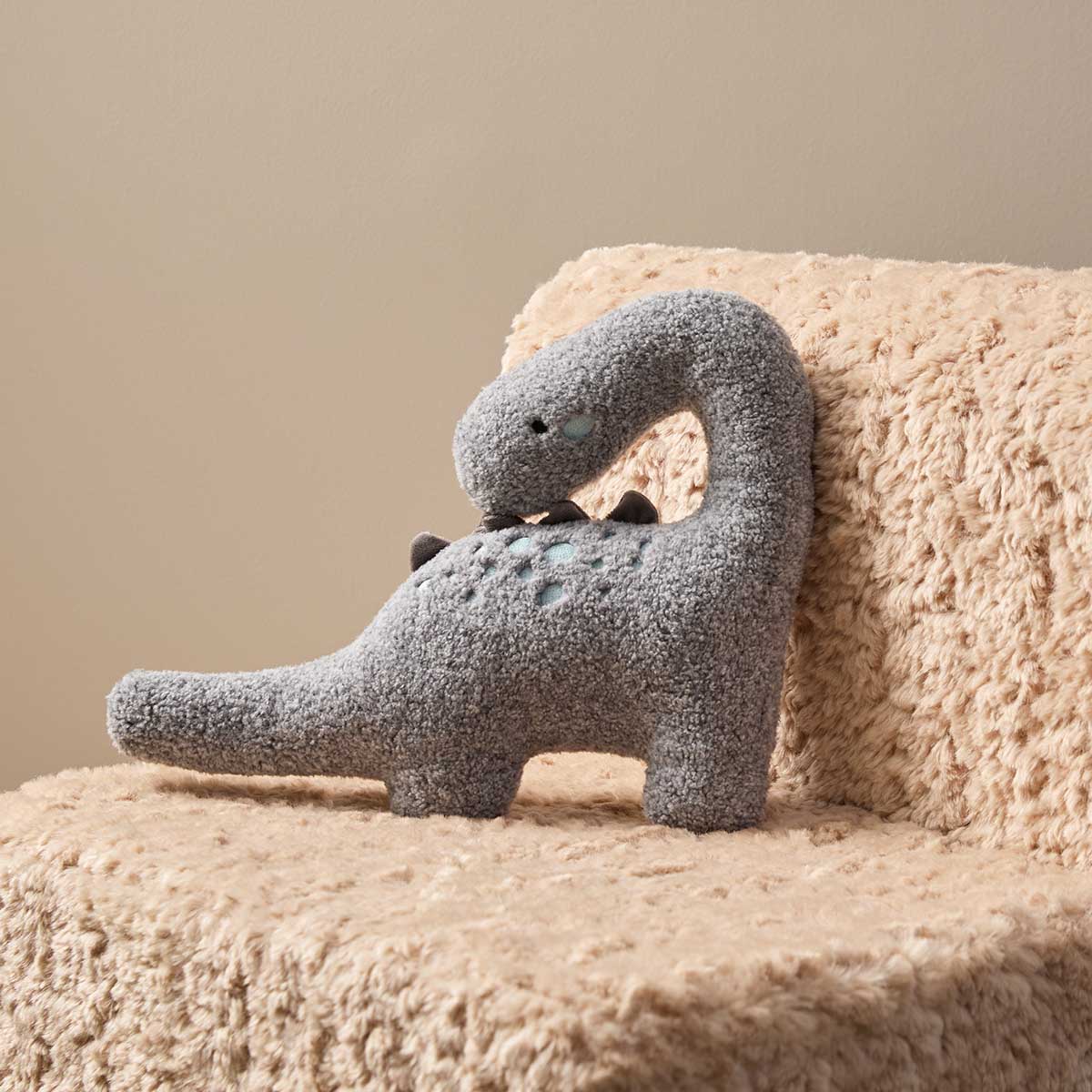 Dino Cushion - Mocka New Zealand