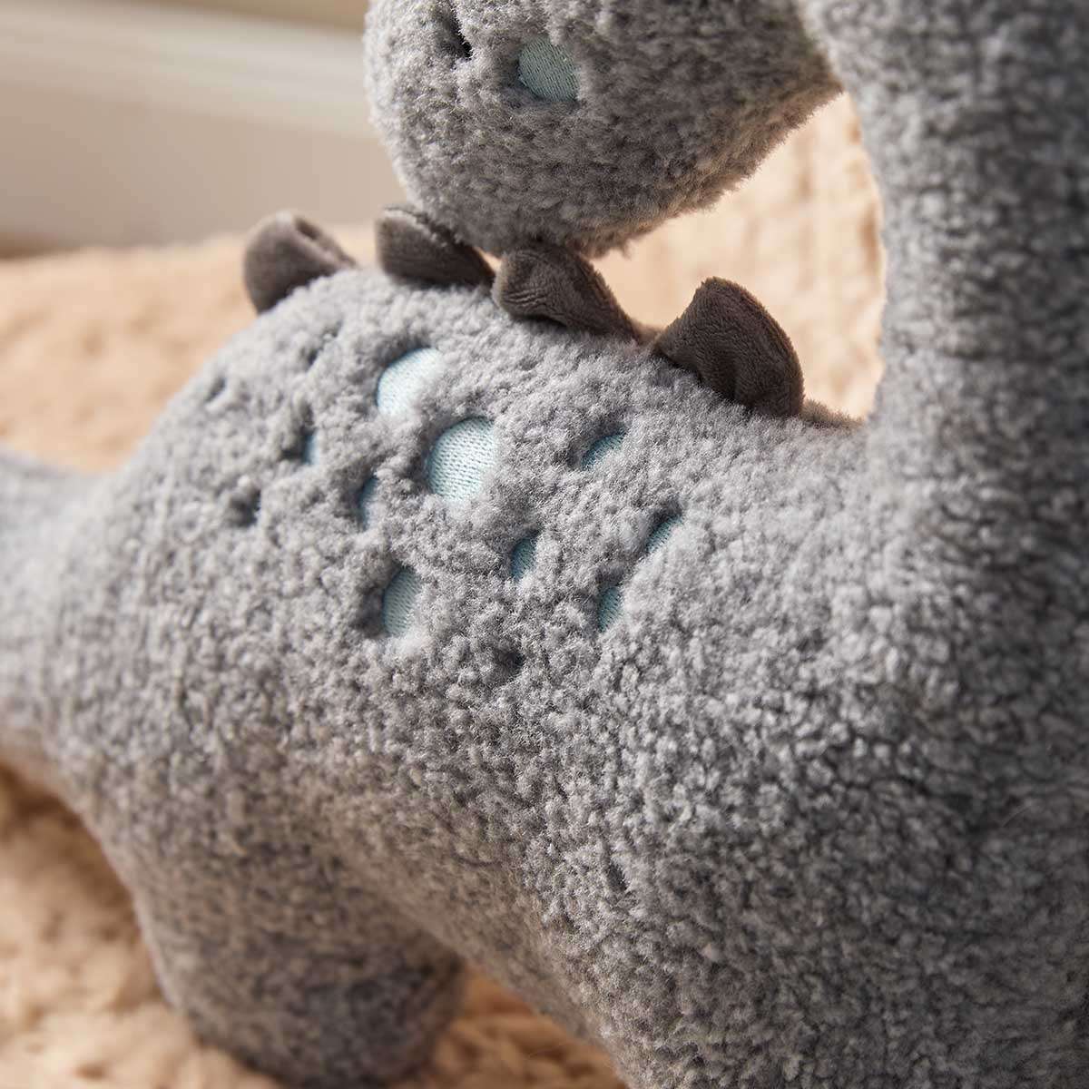 Dino Cushion - Mocka New Zealand