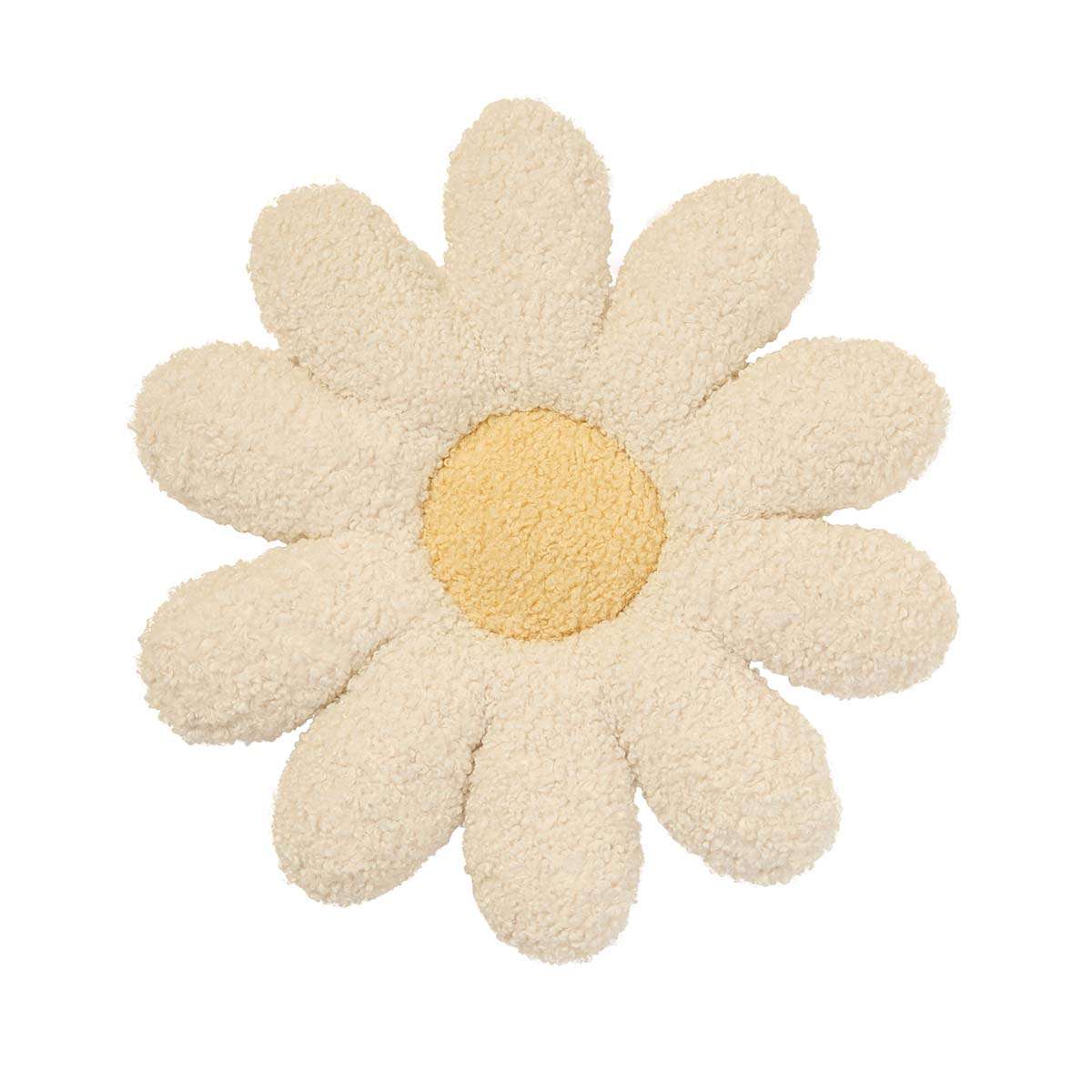 Daisy Flower Cushion - White - Mocka New Zealand