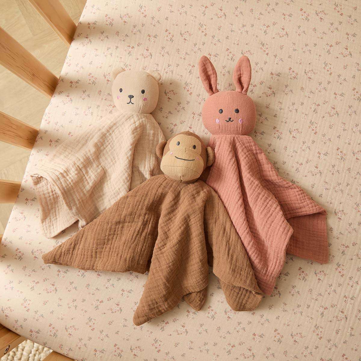 Soft Cotton Teddy Snuggle - Mocka New Zealand