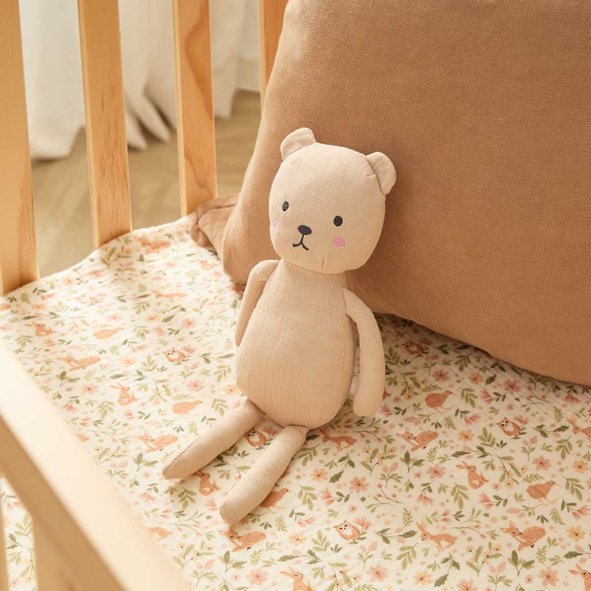Soft Cotton Teddy Toy - Mocka New Zealand