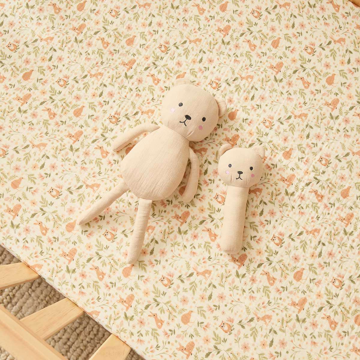 Soft Cotton Teddy Toy - Mocka New Zealand