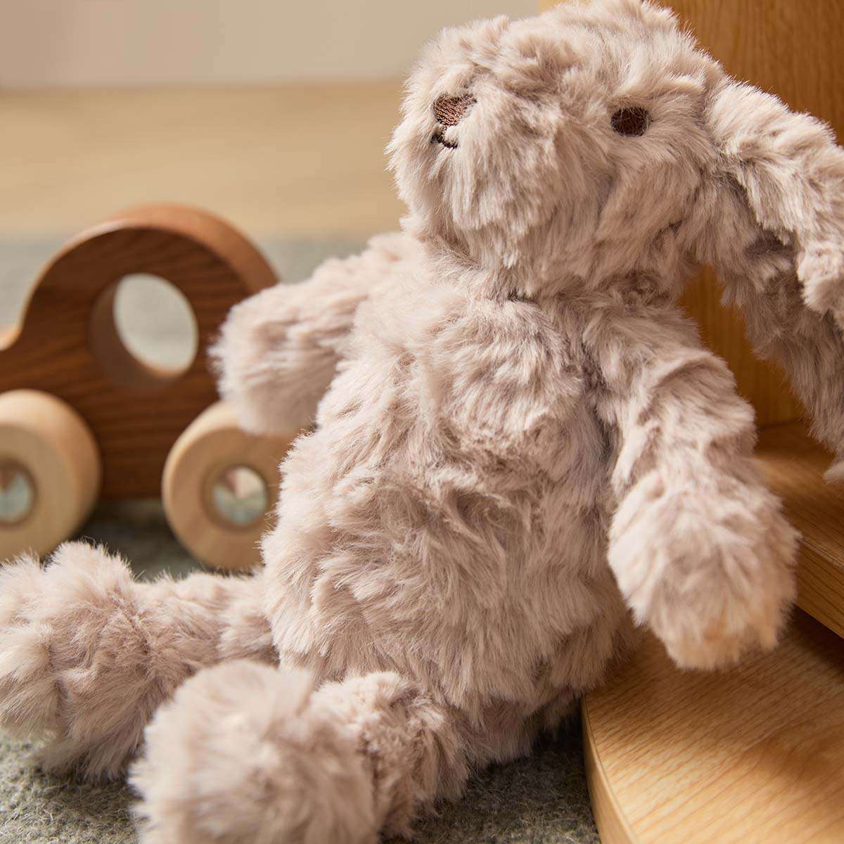 Rosie Rabbit Plush Toy Small - Silver - Mocka New Zealand