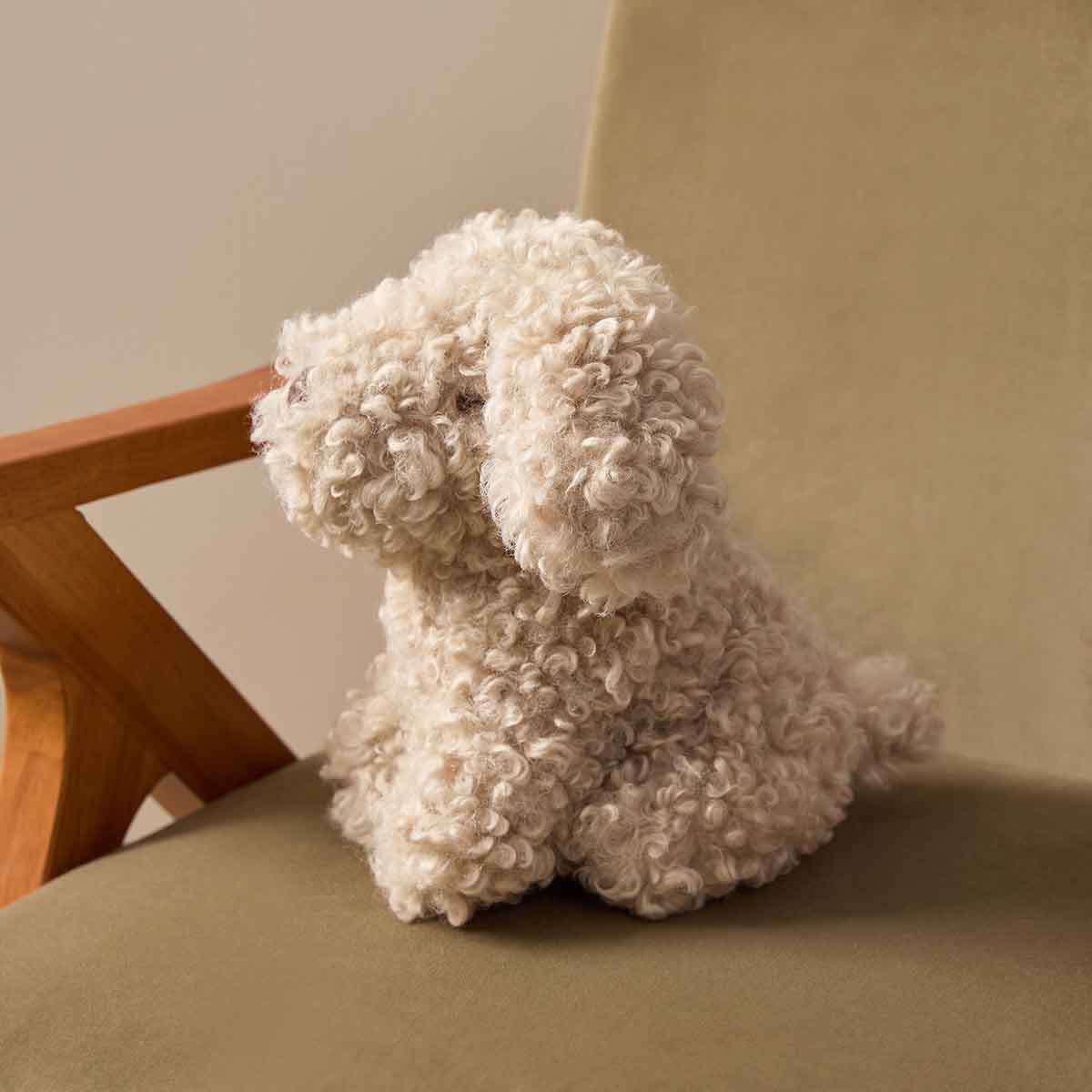 Pixie Puppy Cushion - Mocka New Zealand