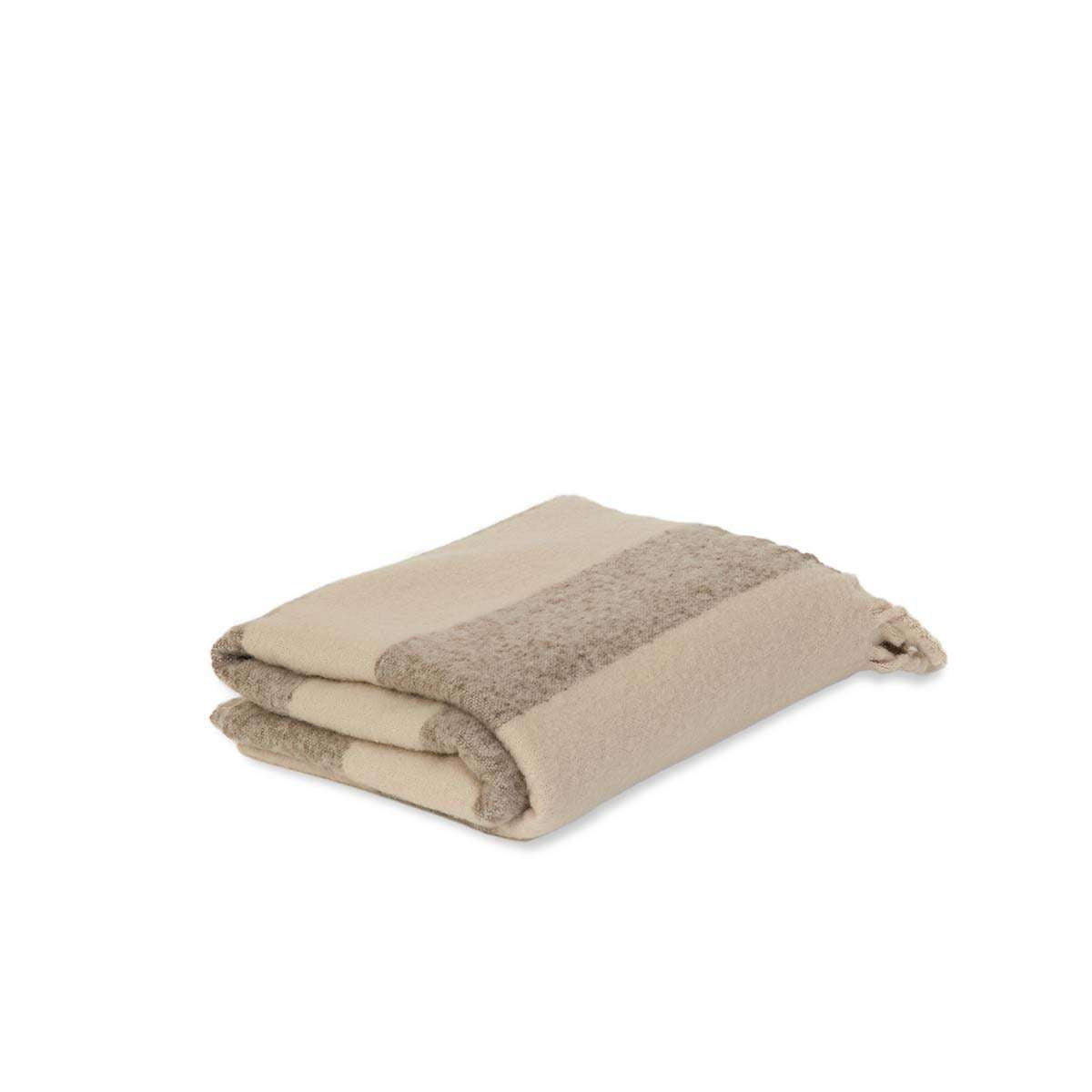 Mocka Stripe Throw Blanket - Mocha - Mocka New Zealand