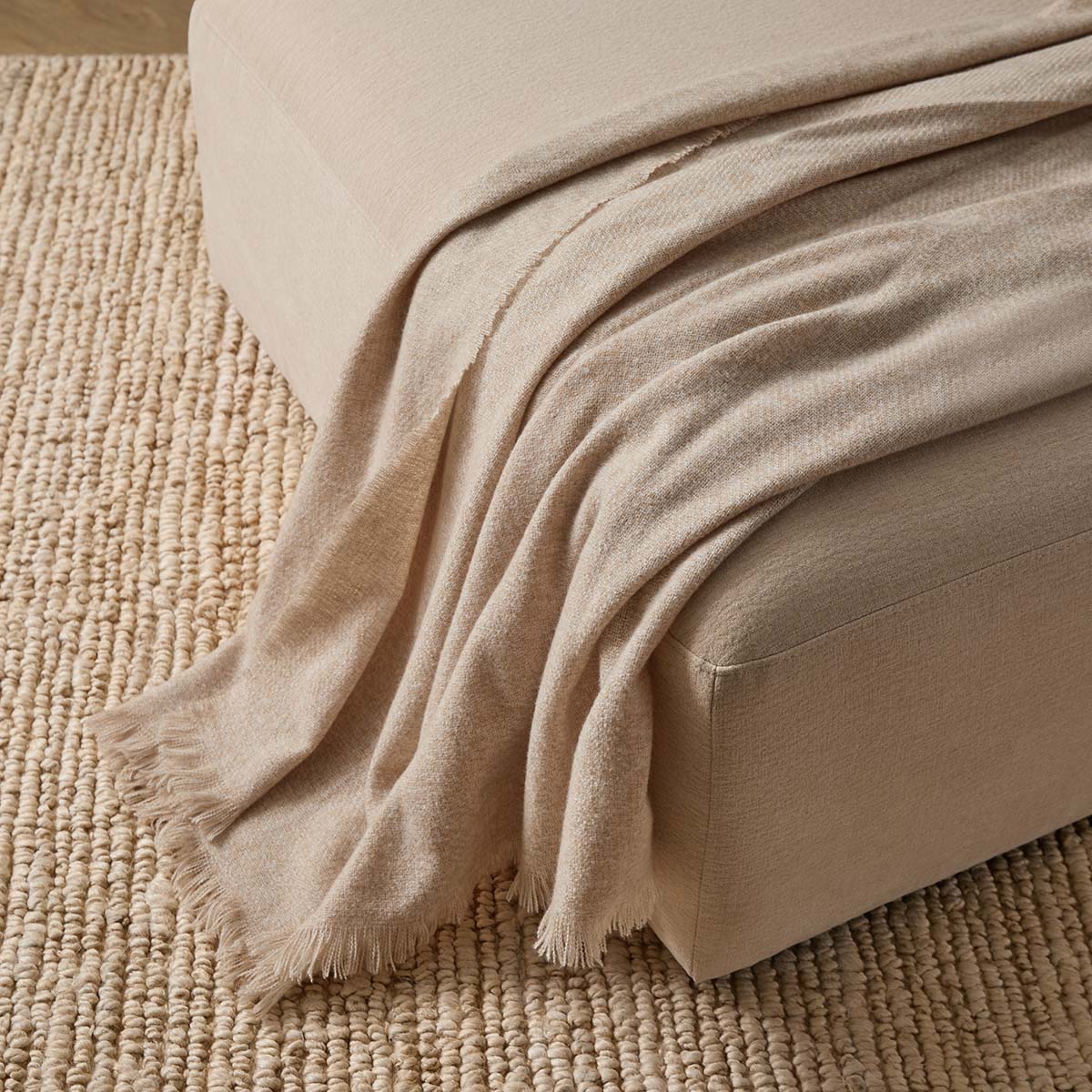 Mocka Throw Blanket - Natural - Mocka New Zealand
