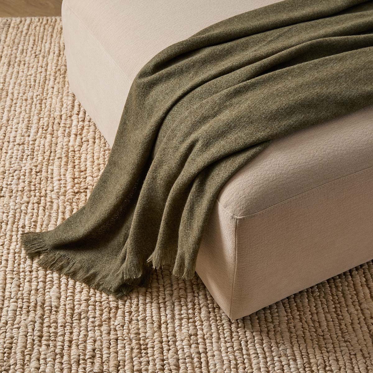 Mocka Throw Blanket - Dark Green - Mocka New Zealand