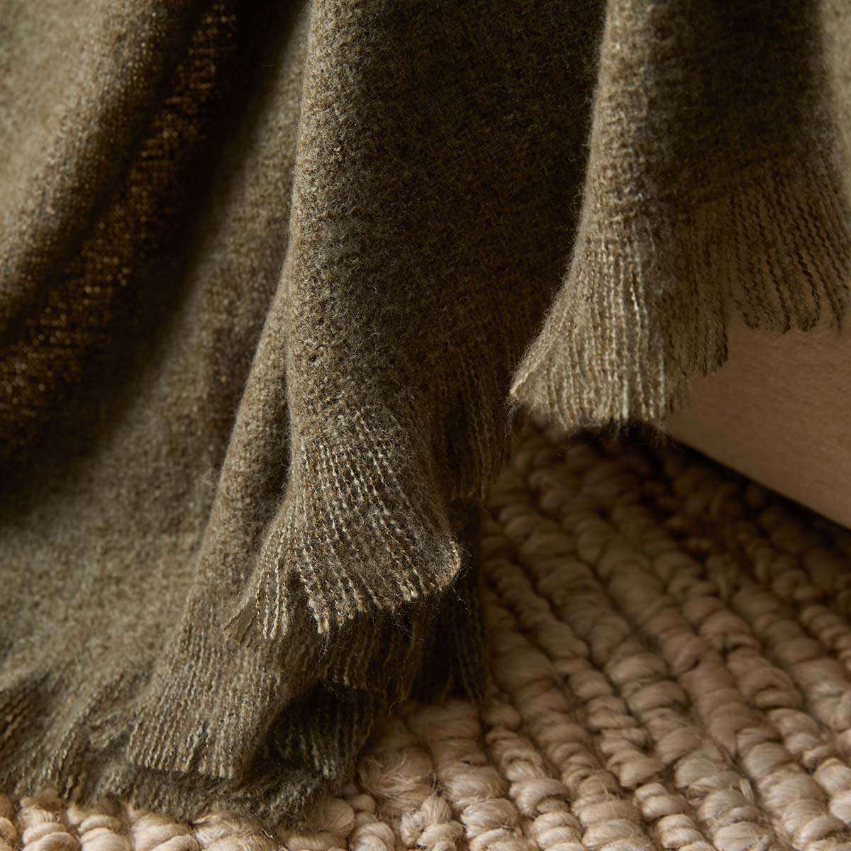 Mocka Throw Blanket - Dark Green - Mocka New Zealand