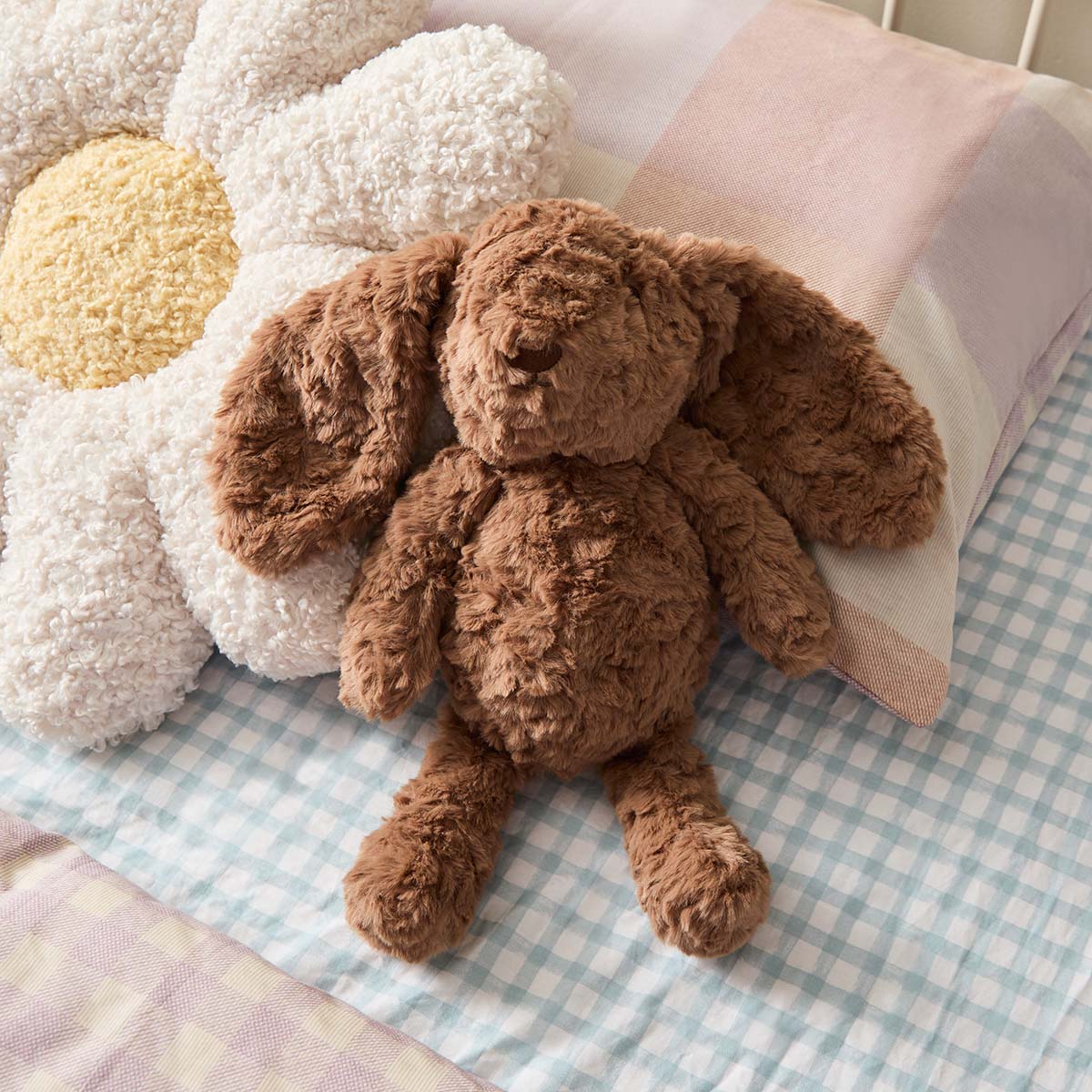 Rosie Rabbit Plush Toy Large - Chocolate - Mocka New Zealand