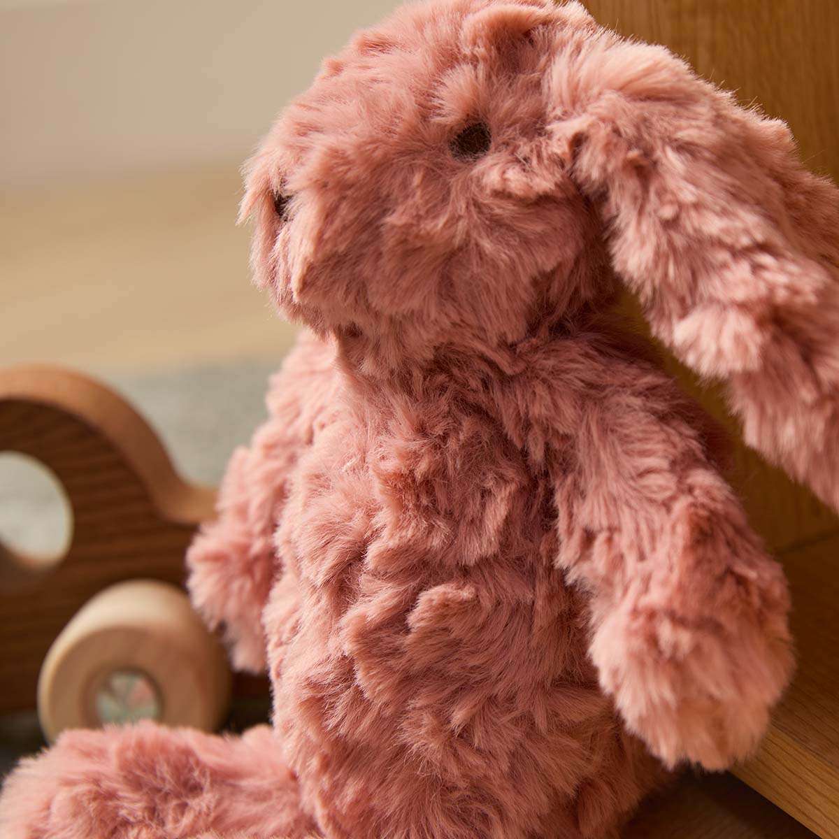 Rosie Rabbit Plush Toy Small - Pink - Mocka New Zealand