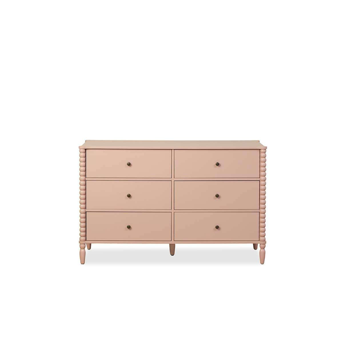 Betti Bobbin Six Drawer - Pink - Mocka New Zealand