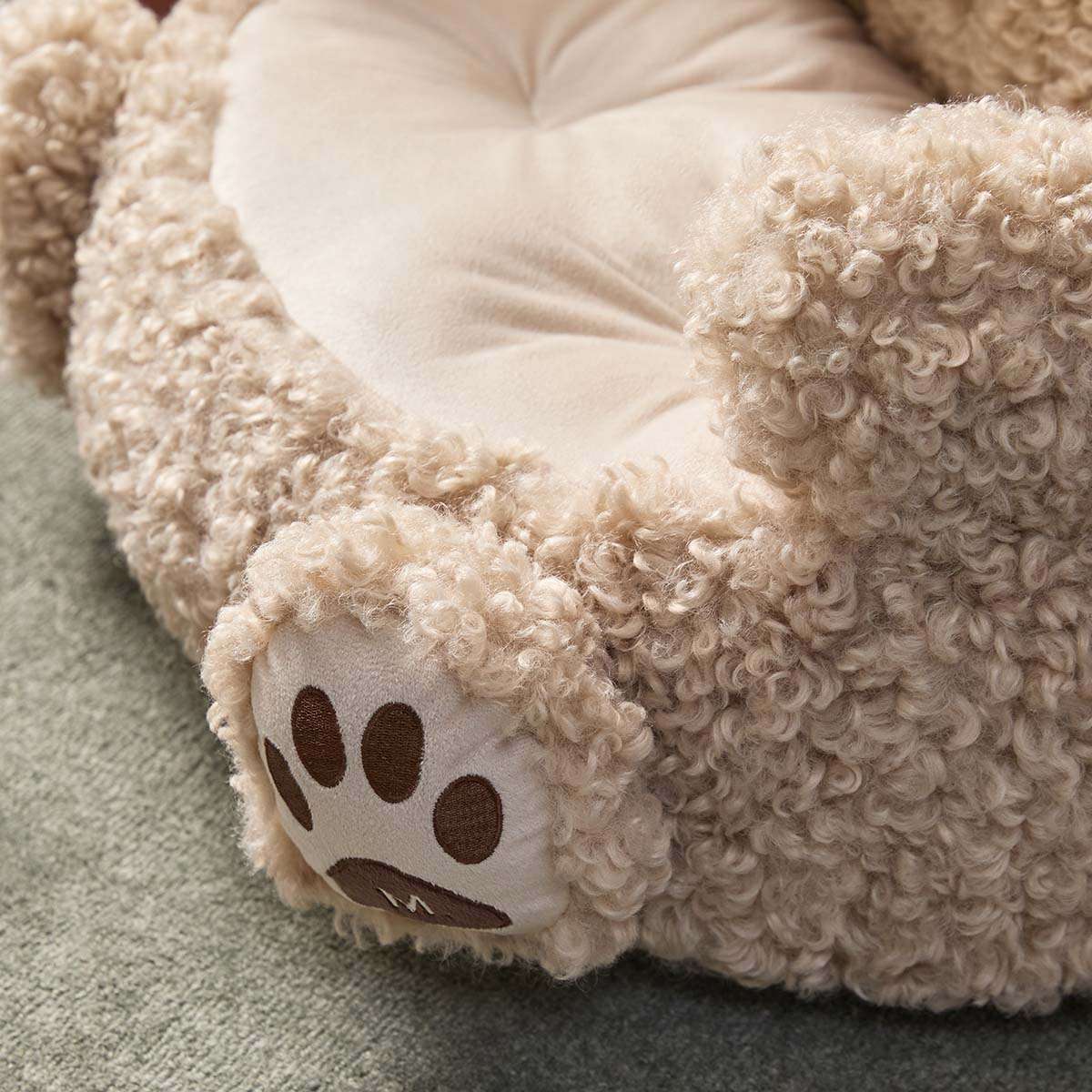 Pixie Puppy Cuddle Chair - Mocka New Zealand