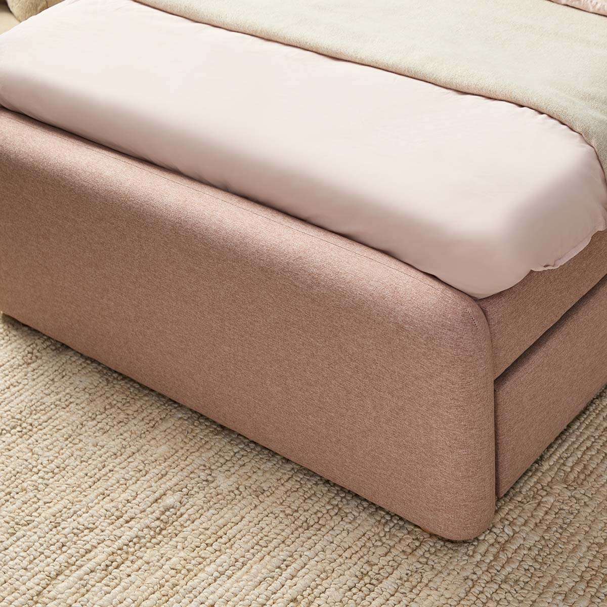 Amelie Single Trundle Bed - Pink