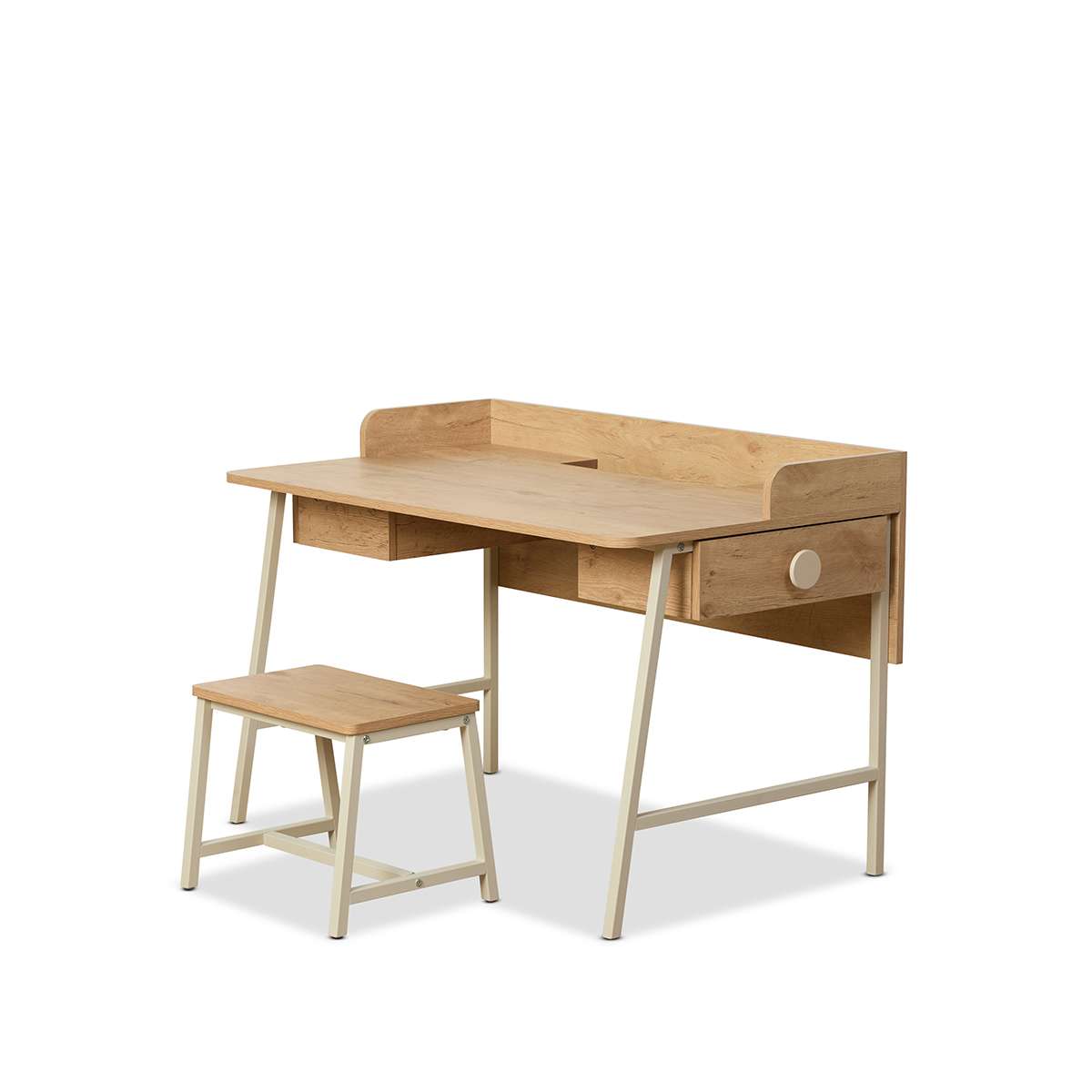 Spotty Craft Table And Stool Set - Cream - Mocka New Zealand