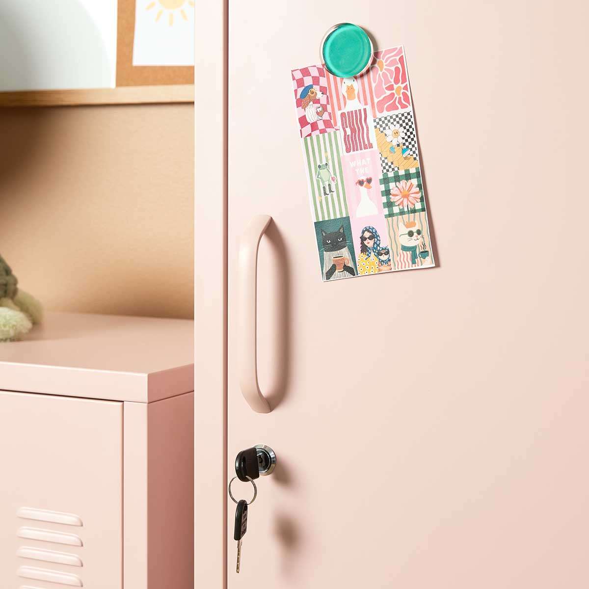 Mocka Original Locker Wardrobe - Single - Pink