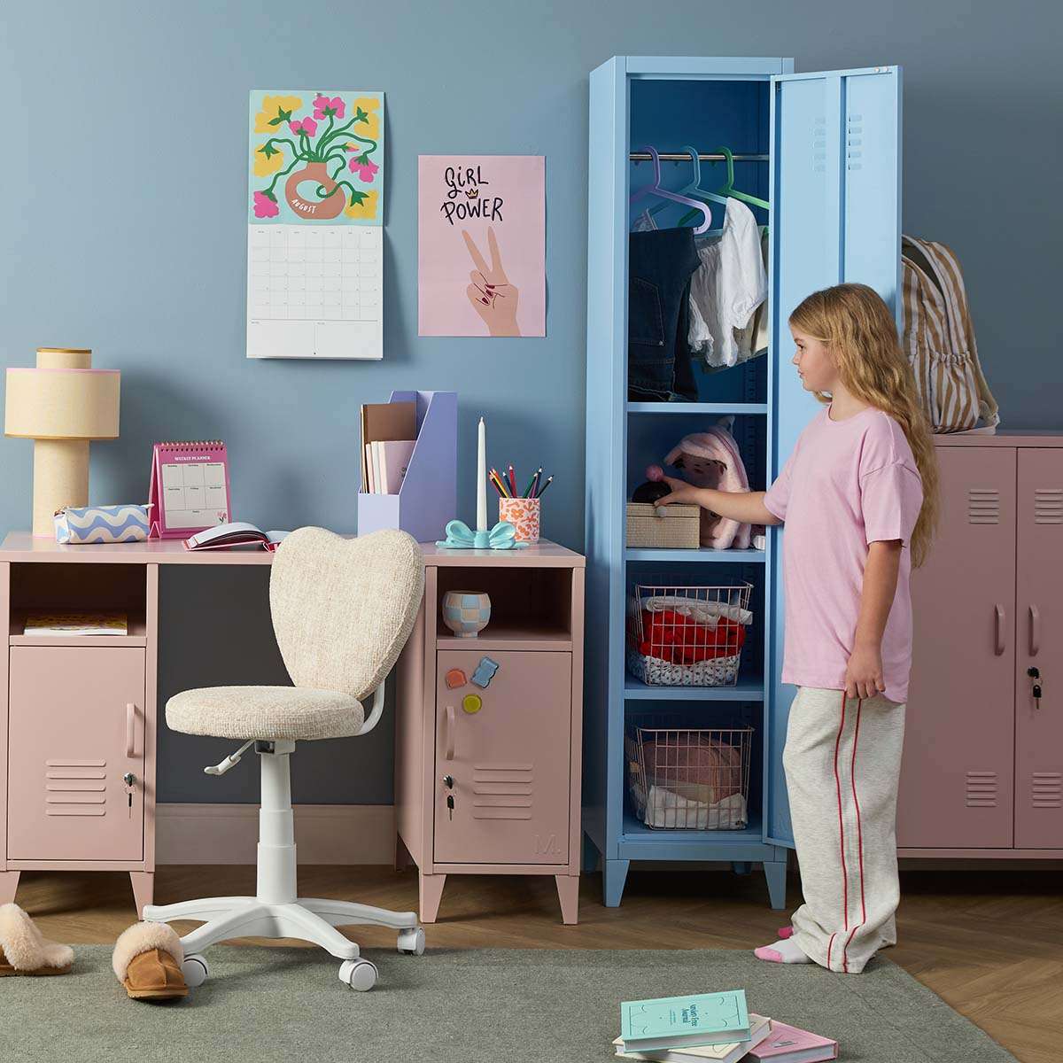 Mocka Original Locker Desk - Large - Pink