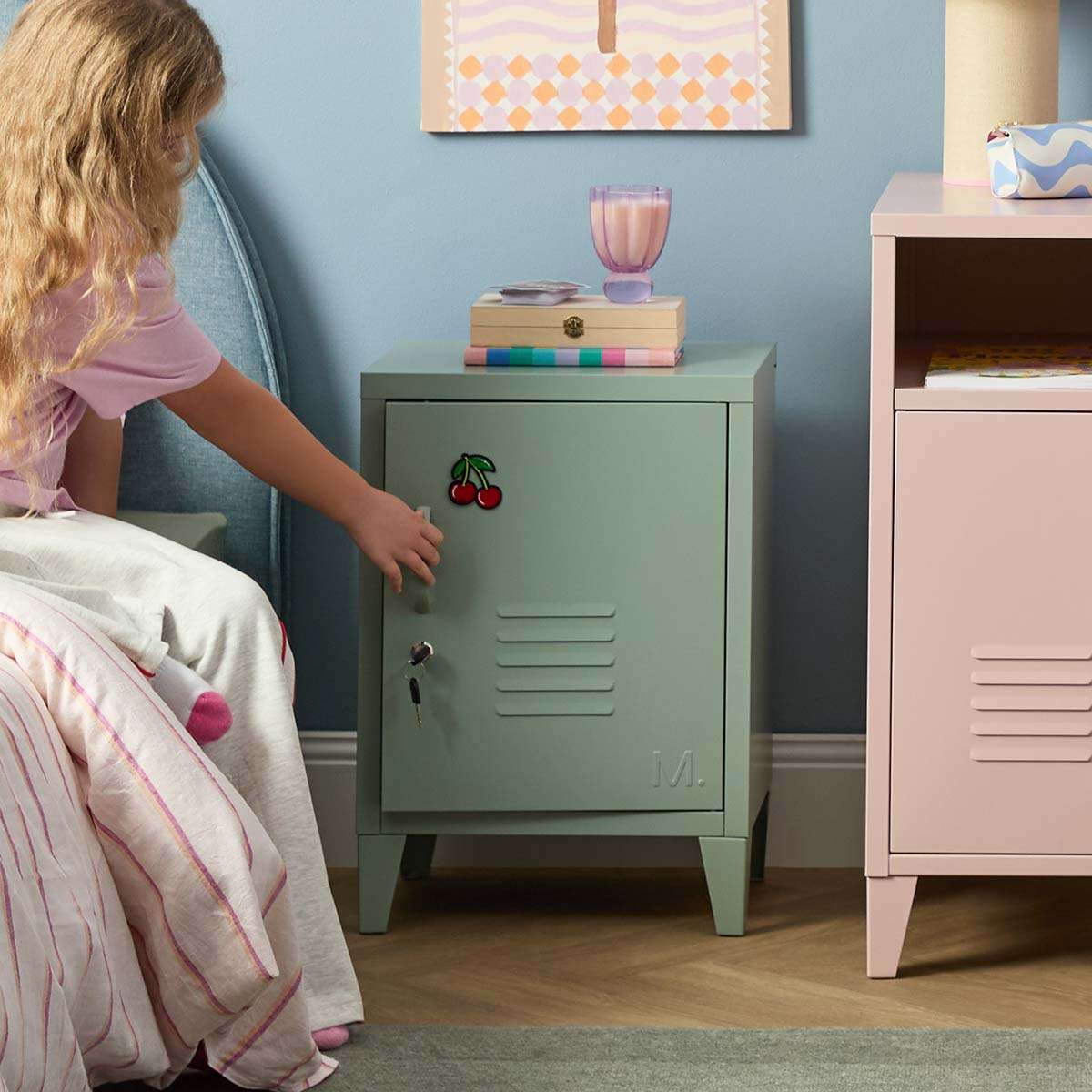 Mocka Original Locker Bedside - Sage Green