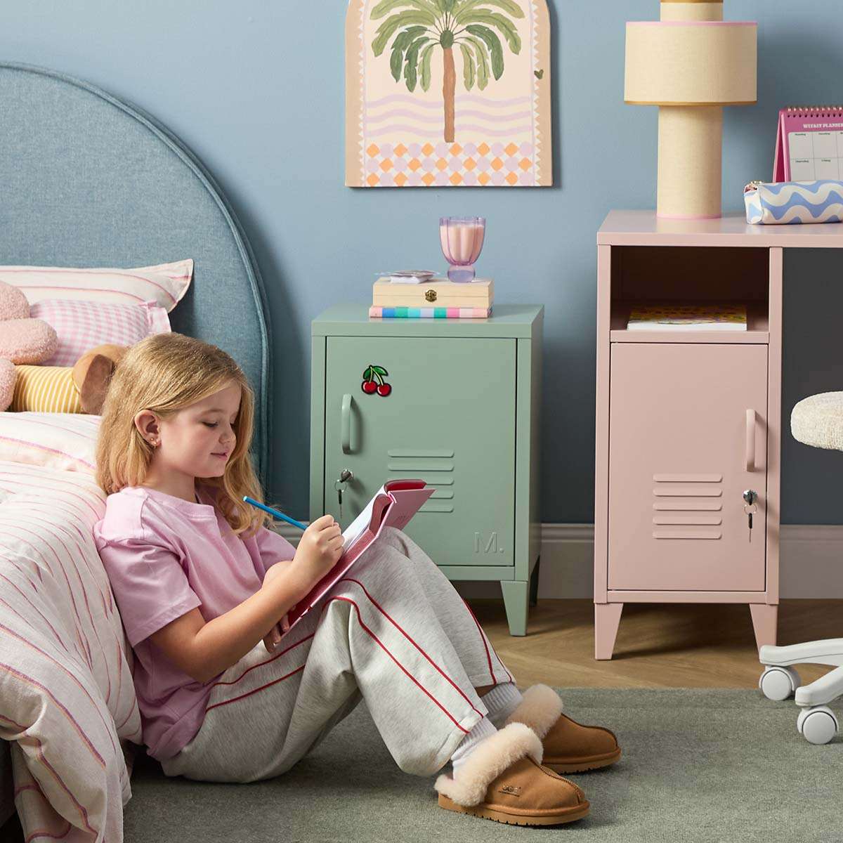 Mocka Original Locker Bedside - Sage Green