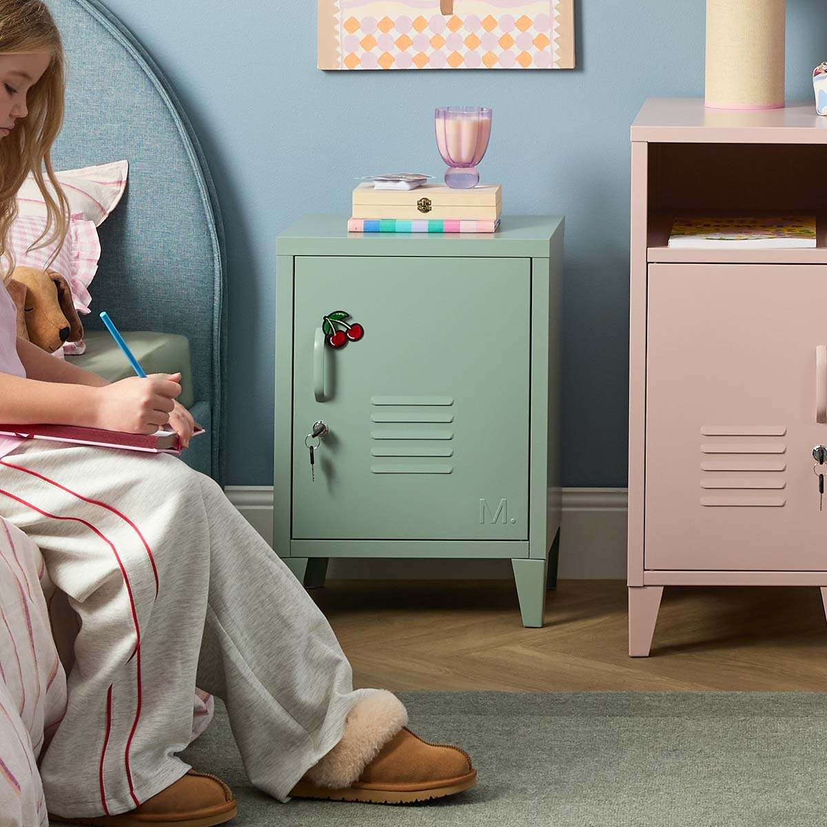 Mocka Original Locker Bedside - Sage Green